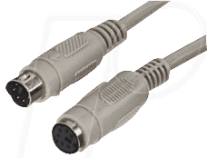 AK 3236 SC - Kabel PS/2 Stecker auf Buchse