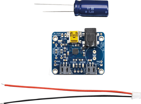 DEBO PWR SOLAR1 - Entwicklerboards - Ladegerät für Li-Ion / LiPo Akkus