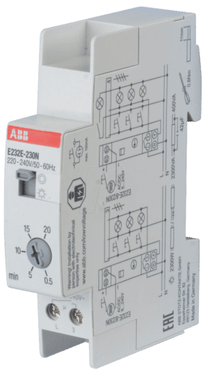 ABB E232E-230N - Treppenlichtzeitschalter - 230 V