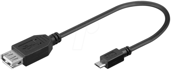 AD USB OTG ABMB - OTG Kabel USB Micro B Stecker auf USB 2.0 A Buchse