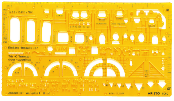 AR 5060 - Architektur-Schablone 1:50