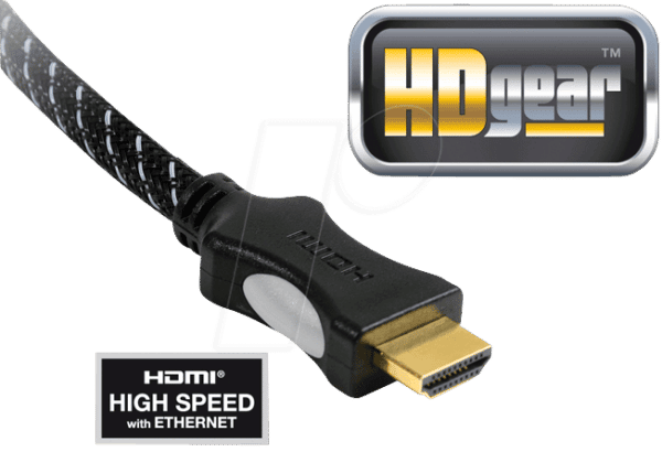 HDG HC0065-02B - High Speed HDMI Kabel mit Ethernet 2