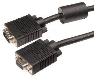 AK SVGA 202 EFB - VGA Monitor Kabel 15-pol VGA Verlängerung