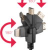 AK HDMI 200-360 - High Speed HDMI Kabel mit Ethernet
