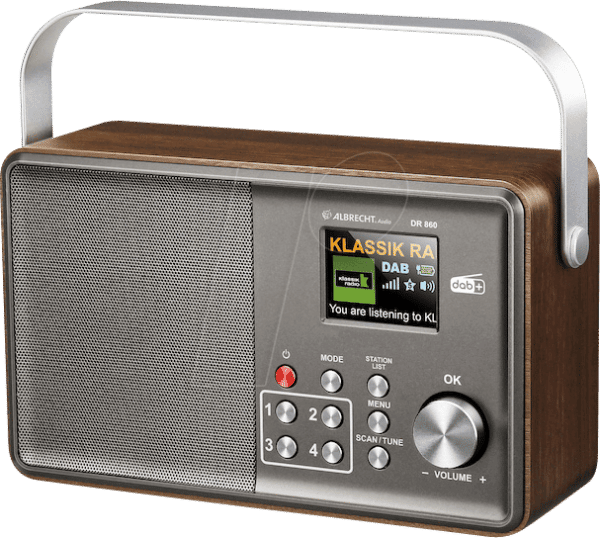 ALBRECHT DR860S - Digitalradio DAB+/UKW