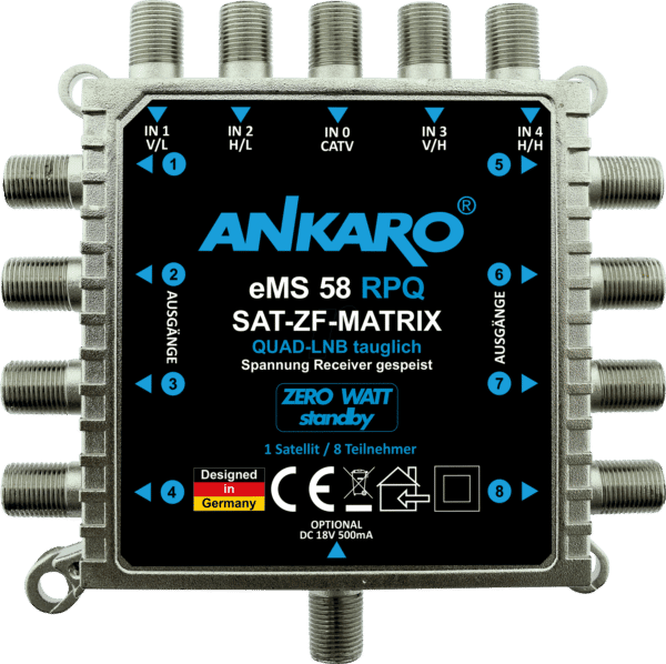 ANK EMS 58 RPQ - Mutlischalter 4 in 8