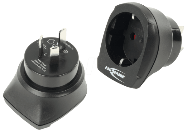 ANS 1250-0003 - ANSMANN Reisestecker ''EU to AU''