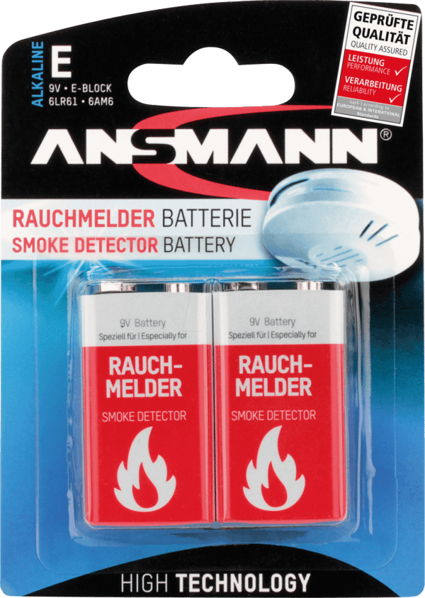 ANS 1515-0006 - Alkaline Batterie für Rauchmelder