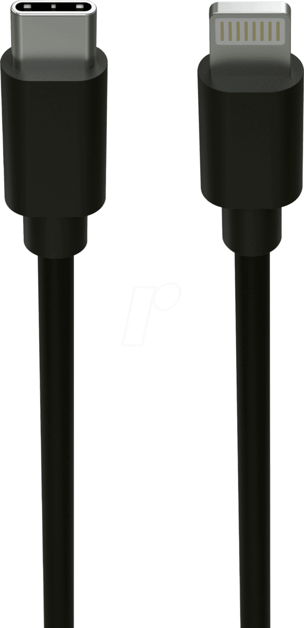 ANS 1700-0106 - Daten-/ Ladekabel USB C-Stecker > Lightning schwarz 1