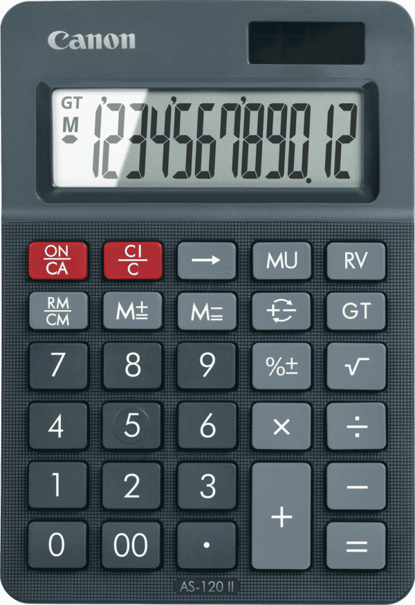 CANON AS-120II - Mini-Tischrechner