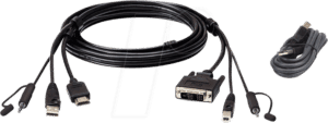 ATEN 2L-7D02DHX2 - KVM Kabel Set USB HDMI auf DVI-D Secure