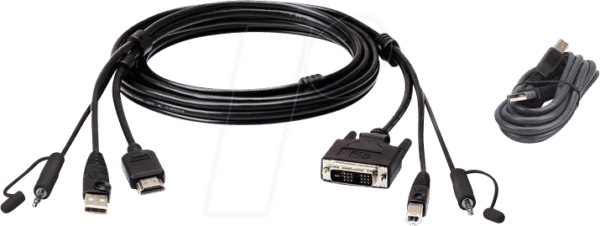 ATEN 2L-7D02DHX2 - KVM Kabel Set USB HDMI auf DVI-D Secure