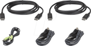 ATEN 2L7D03UDPX5 - KVM Kabel Set USB DisplayPort Dual Display Secure