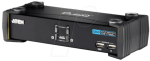 ATEN CS1762A - KVM Desktop Switch 2-Port USB/DVI - USB-Hub