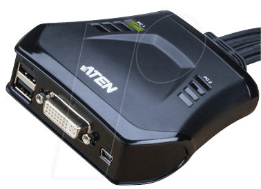 ATEN CS22D - 2 Port USB Kabel KVM