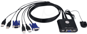 ATEN CS22U - 2 Port USB Kabel KVM