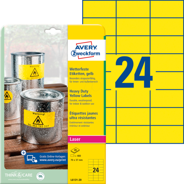 AVZ L6131-20 - Folien-Etiketten