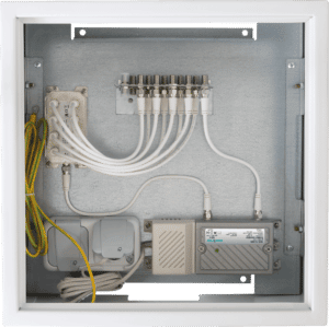 BZU 40-08 - CATV-Montageschrank max. 8 Teilnehmer