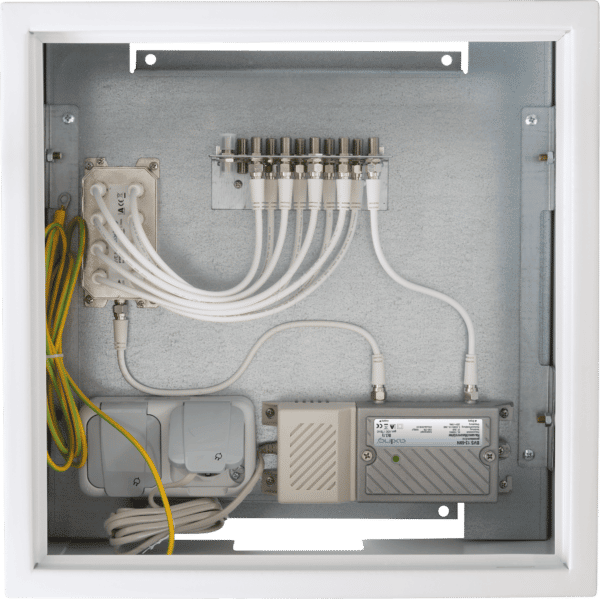 BZU 40-08 - CATV-Montageschrank max. 8 Teilnehmer