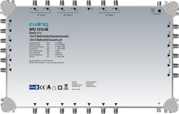 SPU 1312-06 - Multischalter