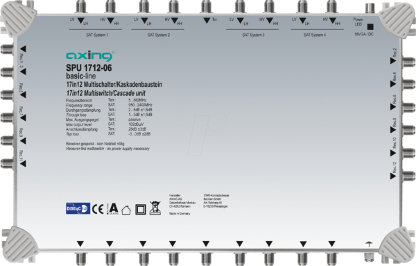 SPU 1712-06 - Multischalter