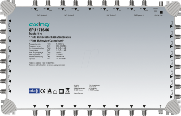 SPU 1716-06 - Multischalter