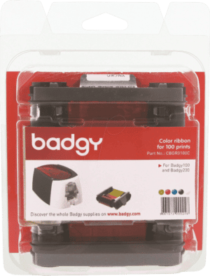 BADGY CBGR0100C - Farbbandkassette für Badgy 100 / 200