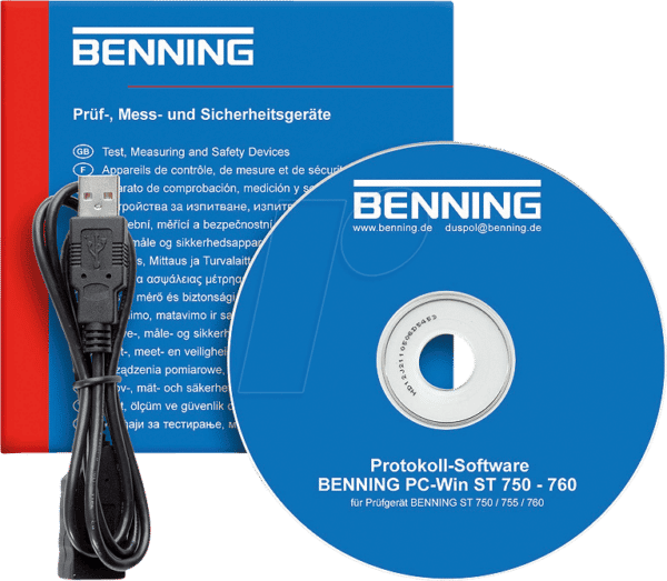BENNING 047002 - PC-Software Benning PC-WIN ST 750-760