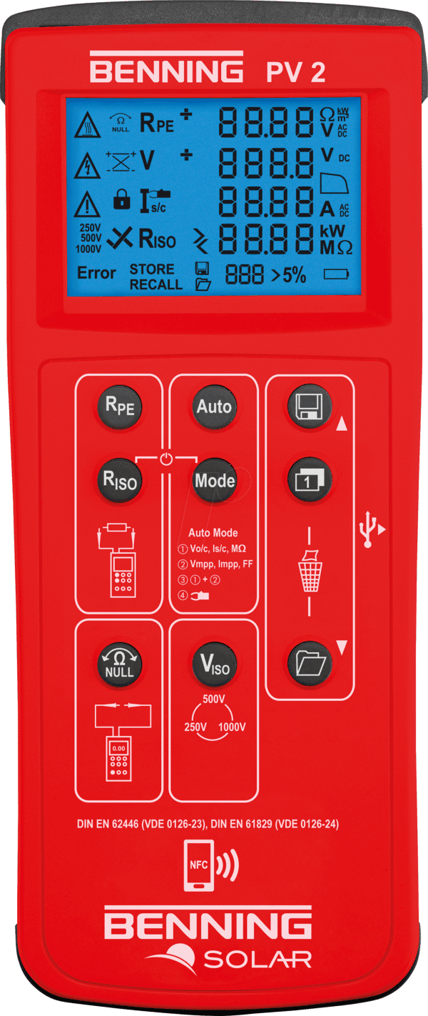 BENNING PV 2 - Installationsprüfgerät PV 2