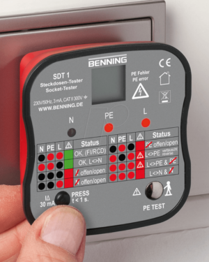 BENNING STD 1 - Steckdosenprüfer mit Fingerkontakt