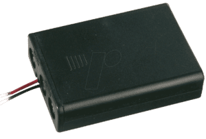 HALTER 3XAAA - Batteriehalter für 3 Microzellen (AAA)