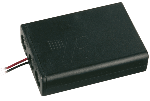 HALTER 3XAAA - Batteriehalter für 3 Microzellen (AAA)