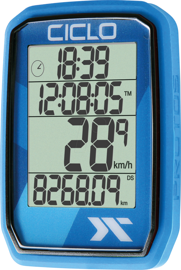 BIKE PROTOS105BL - Fahrrad-Computer mit 5 Funktionen