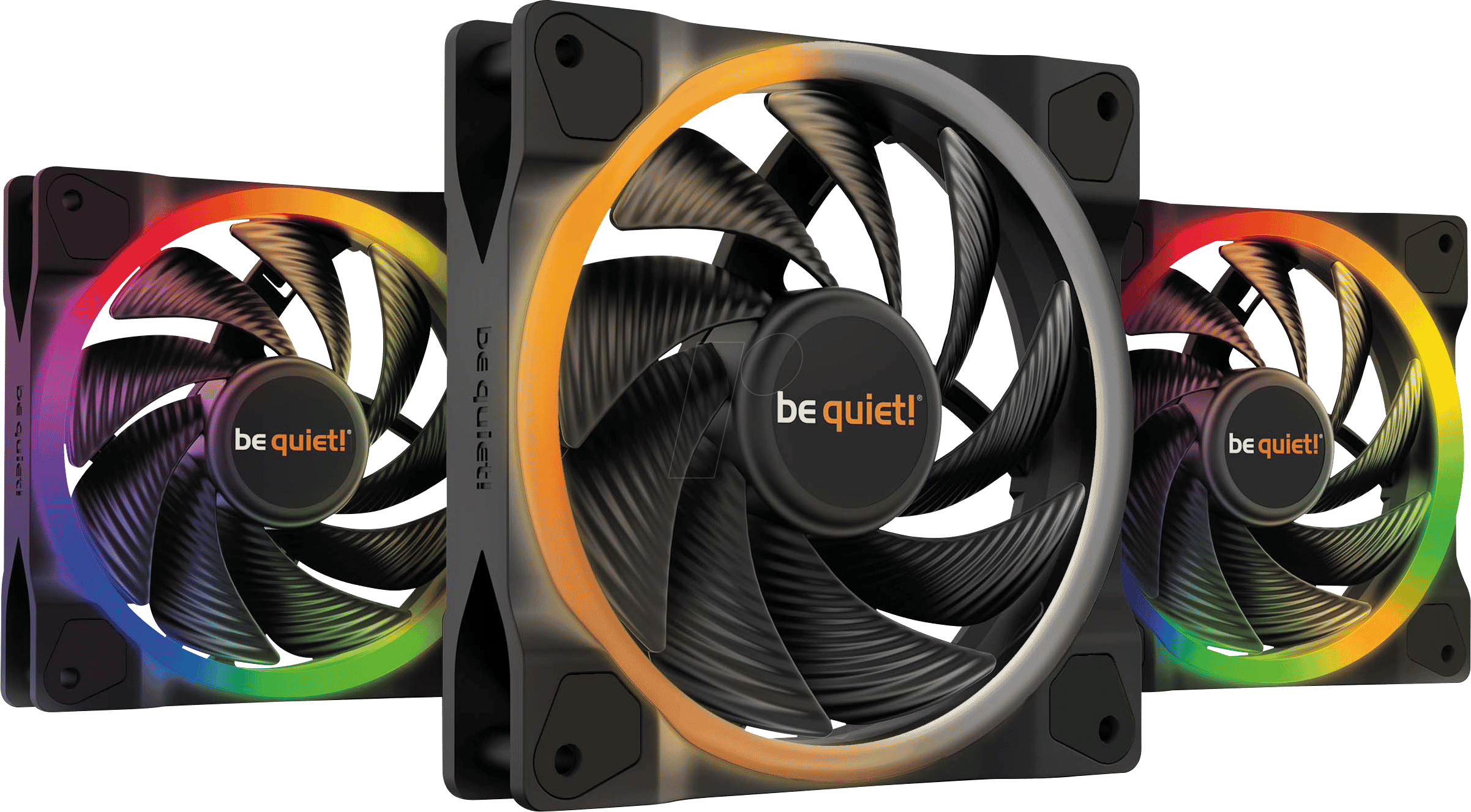 BQT BL077 - be quiet! Light Wings 120mm PWM High-Speed Triple Pack