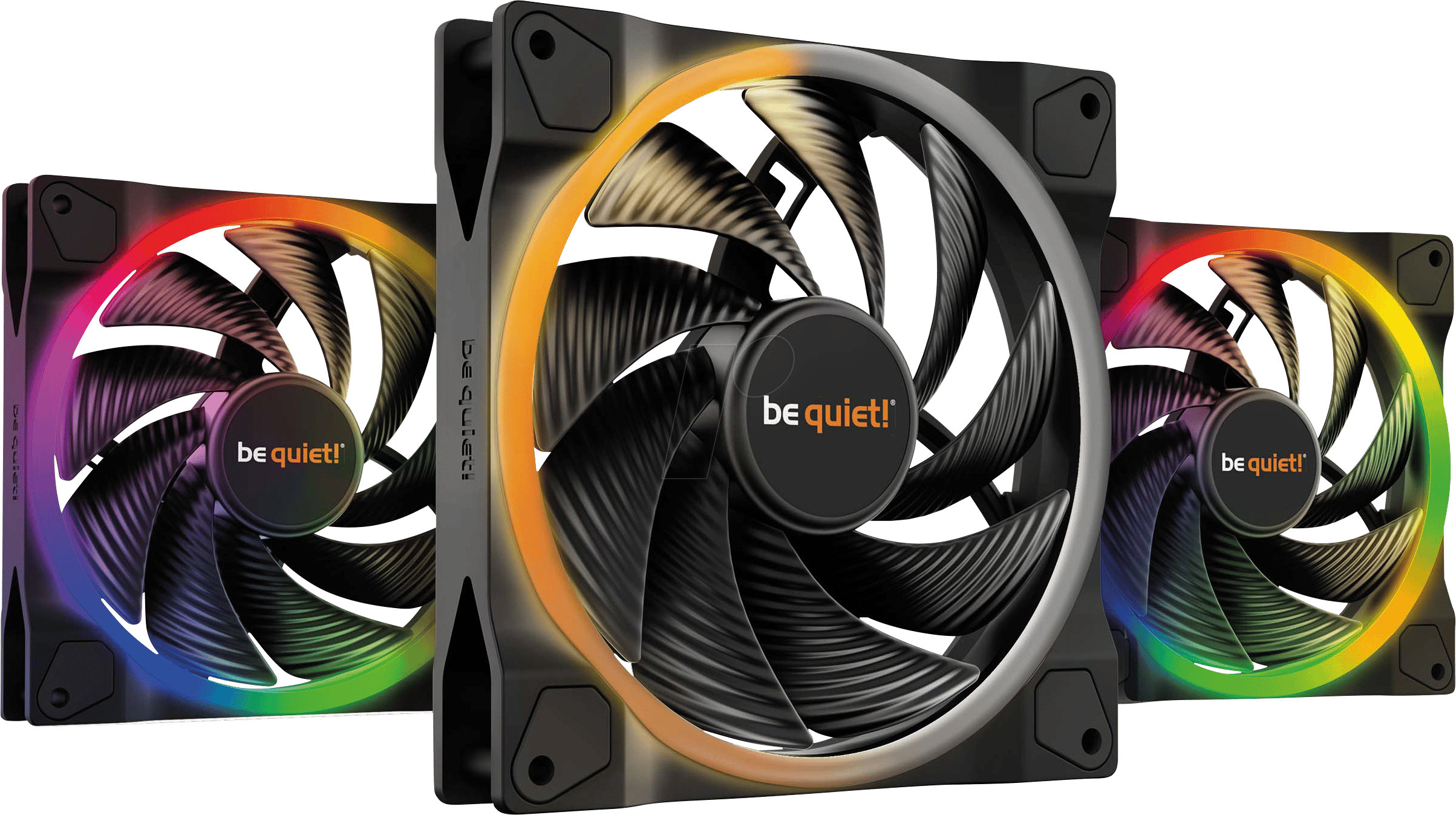 BQT BL079 - be quiet! Light Wings 140mm PWM High-Speed Triple Pack ...