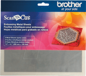 BRO CAEBSSMS1 - Brother Embossing Metallblatt Silber