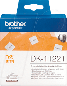 BRO DK11221 - Qudratische Etiketten