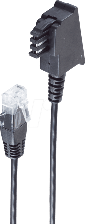 SHVP BS12-09075 - TAE-F Stecker auf RJ45 Stecker