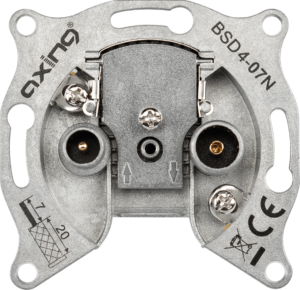 BSD 4-07N - CATV-Antennensteckdose 5…1006 MHz