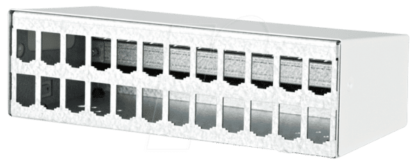 BTR 130861-2402E - Modul AP-Gehäuse 2x12 Port reinweiß