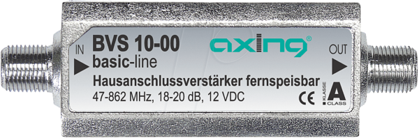 BVS 10-00 - Miniatur-Inline-Verstärker 18 - 20 dB