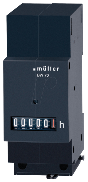 BW 70-29 - Betriebsstundenzähler für Verteiler-Einbau