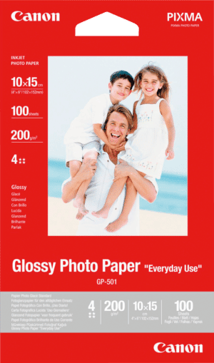 CANON 0775B003 - glänzendes Fotopapier 100 x 150 mm – 100 Blatt