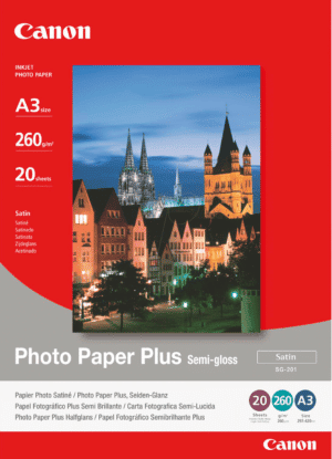 CANON 1686B026 - Fotopapier Plus Seidenglanz 297x 420 mm – 20 Blatt