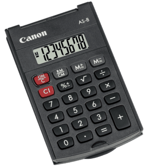 CANON AS-8 - Taschenrechner