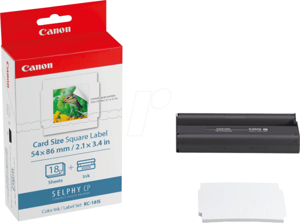 CANON 7429B001 - Farbtinte + 54 x 86 mm Sticker-Papier