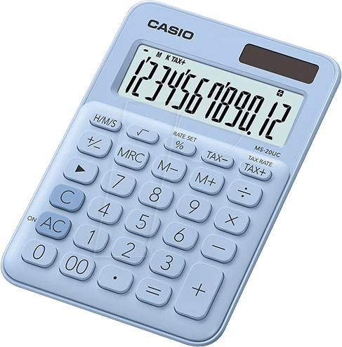 CASIO MS20UC-LB - Casio Tischrechner