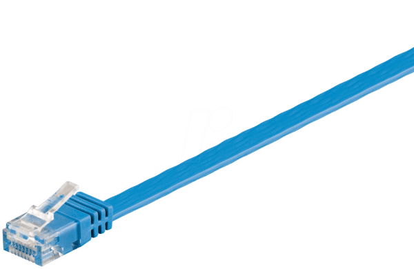 GOOBAY 96407 - Cat.6 Flachkabel blau 1.5 m