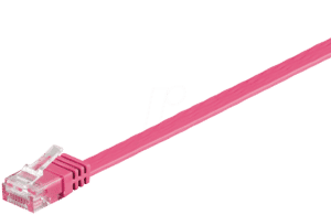 GOOBAY 96320 - Cat.6a Flachkabel magenta  2 m