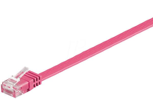 GOOBAY 96320 - Cat.6a Flachkabel magenta  2 m